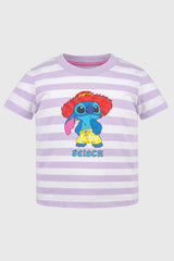 Polera Lilo & Stitch Niña Lila