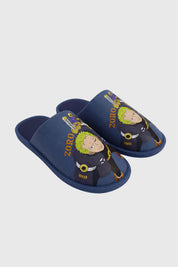 Pantufla Hombre One Piece Azul Oscuro