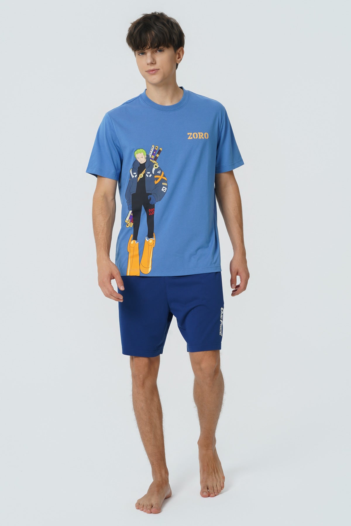 Pijama One Piece Hombre Azul Oscuro