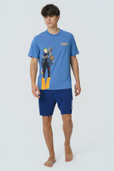 Pijama One Piece Hombre Azul Oscuro