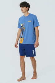 Pijama One Piece Hombre Azul Oscuro