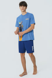 Pijama One Piece Hombre Azul Oscuro