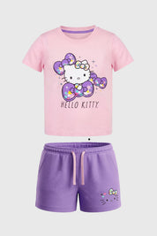 Pijama Hello Kitty Niña Rosado