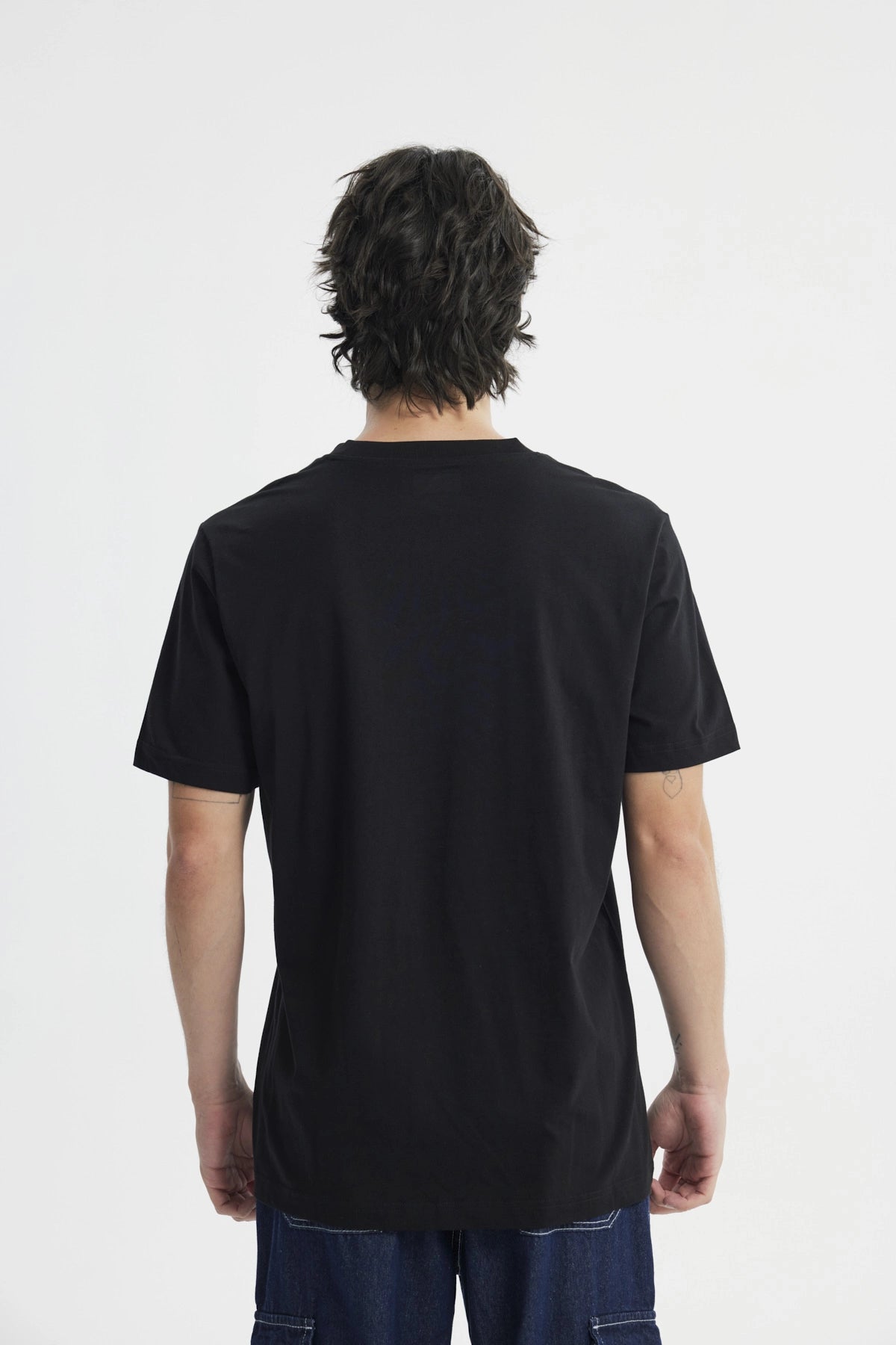 Polera Regular Hombre Negro