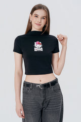 Polera Juvenil Mujer Negro