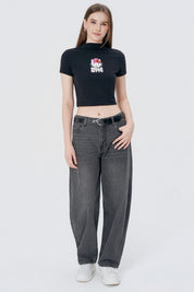 Polera Juvenil Mujer Negro