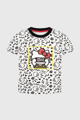 Polera Hello Kitty Niña Blanco