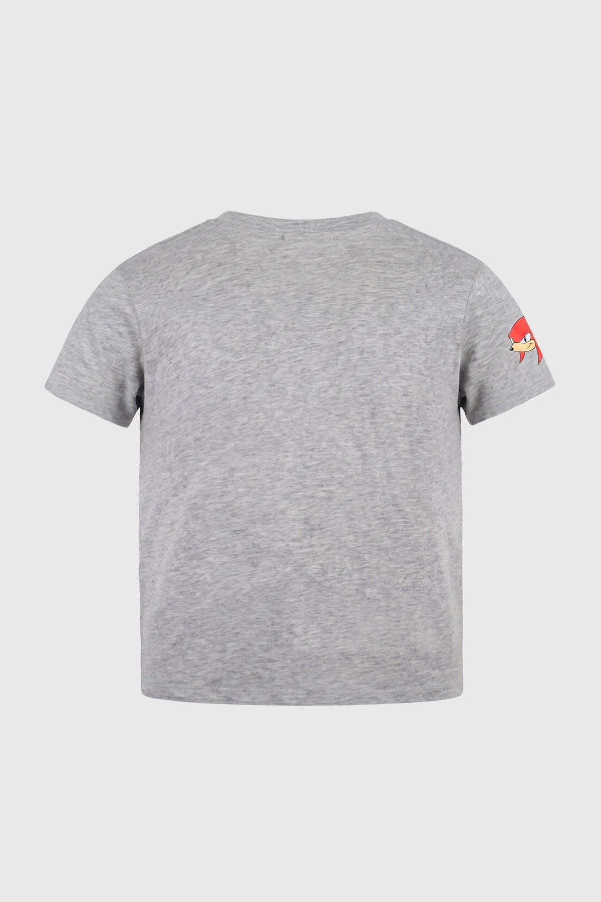 Polera Sonic Niño Gris Melange Claro