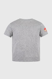 Polera Sonic Niño Gris Melange Claro