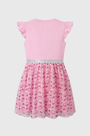 Vestido Midi Hello Kitty Niña Rosado