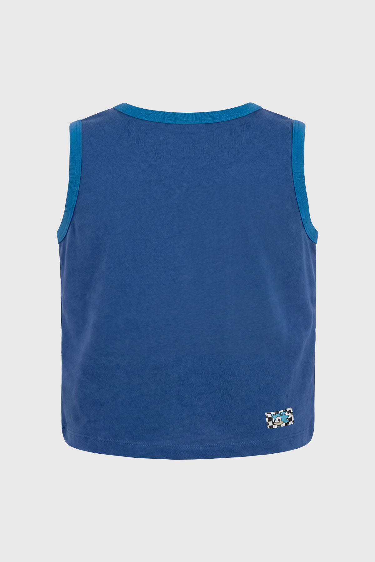 Polera Regular Sonic Niño Azul Marino