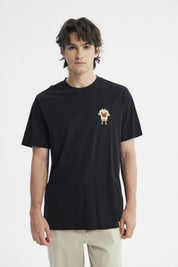 Polera Regular Hombre Negro