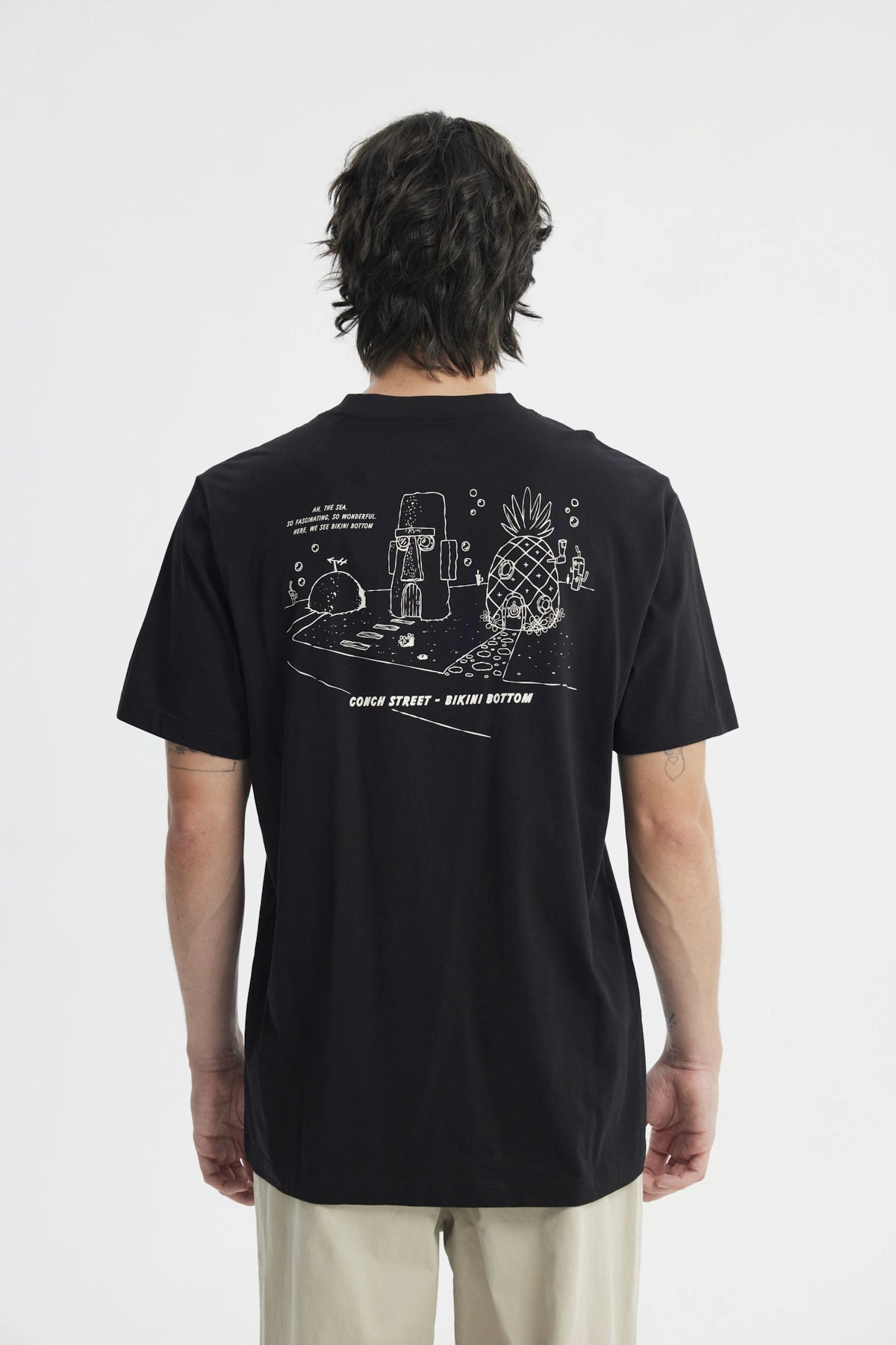 Polera Regular Hombre Negro