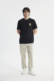Polera Regular Hombre Negro