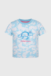 Polera Cinnamoroll Niña Celeste