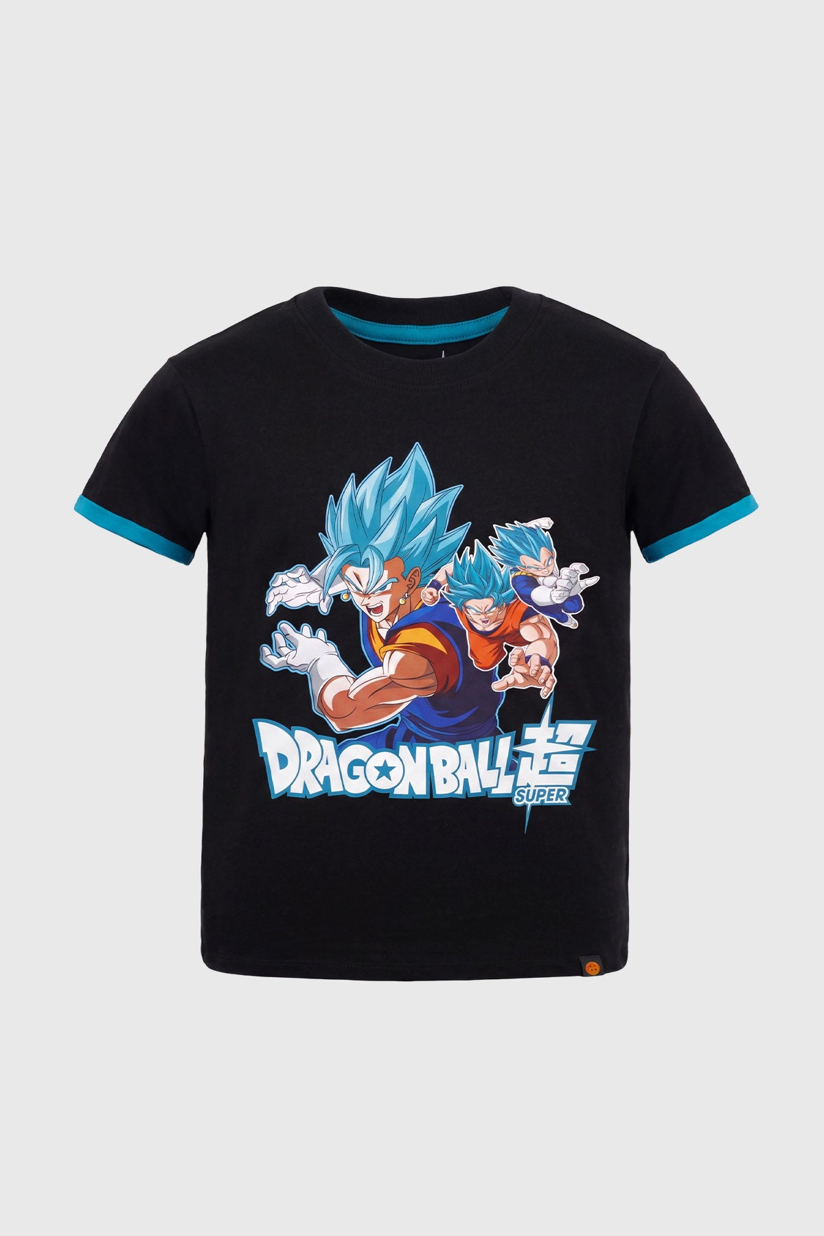Polera Regular Dragon Niño Negro
