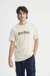 Polera Regular Hombre Beige