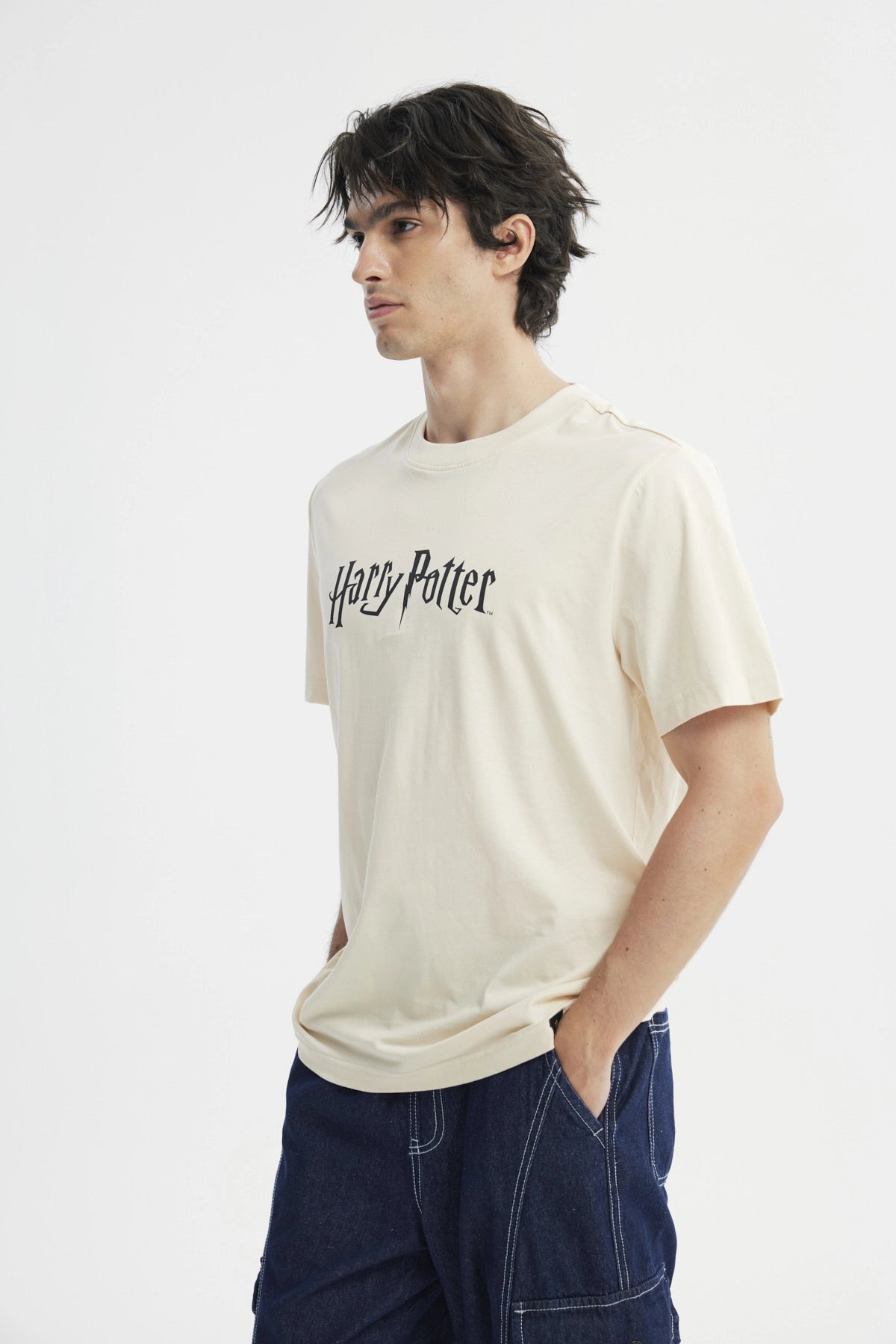 Polera Regular Hombre Beige