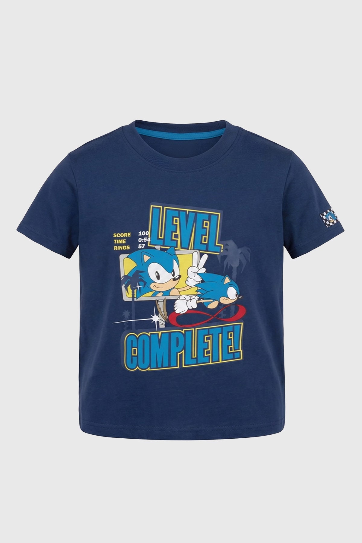 Polera Sonic Niño Azul Marino Oscuro