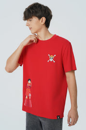 Polera One Piece Hombre Rojo