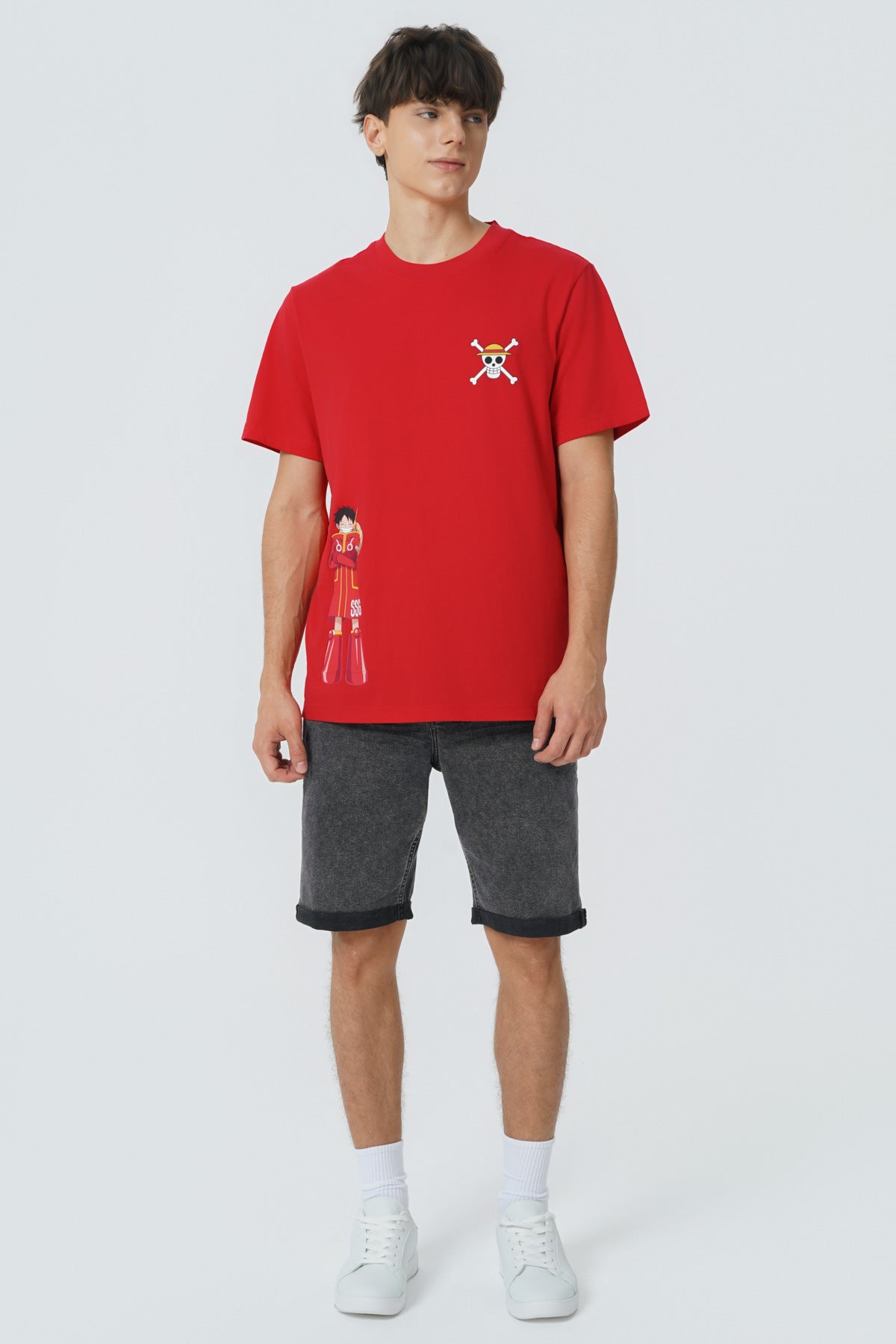 Polera One Piece Hombre Rojo