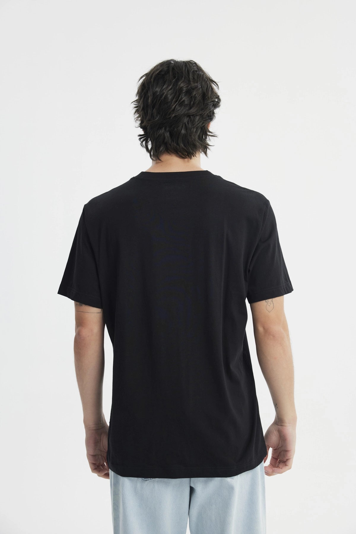 Polera Regular Hombre Negro