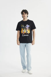 Polera Regular Hombre Negro