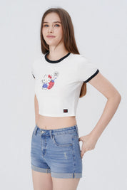 Polera Juvenil Mujer Blanco