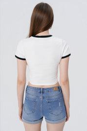Polera Juvenil Mujer Blanco