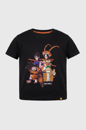 Polera Dragon Ball Niño Negro