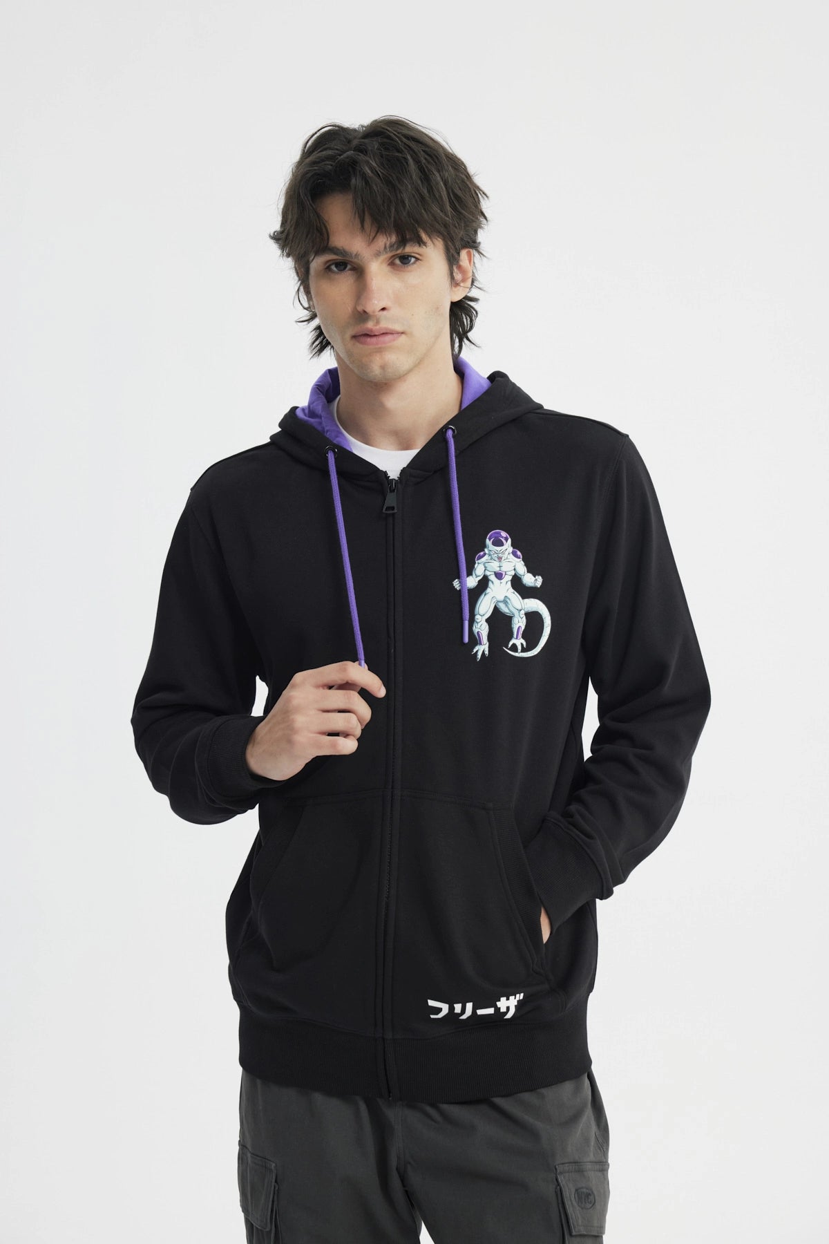 Polerón Regular Dragon Ball Hombre Negro