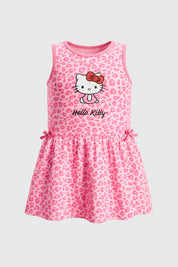 Vestido Hello Kitty Niña Rosado