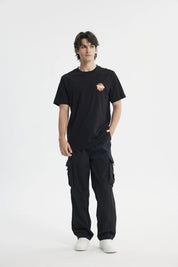 Polera Regular Hombre Negro