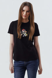 Polera Slim Mujer Negro