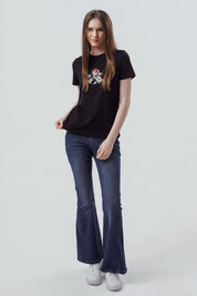 Polera Slim Mujer Negro