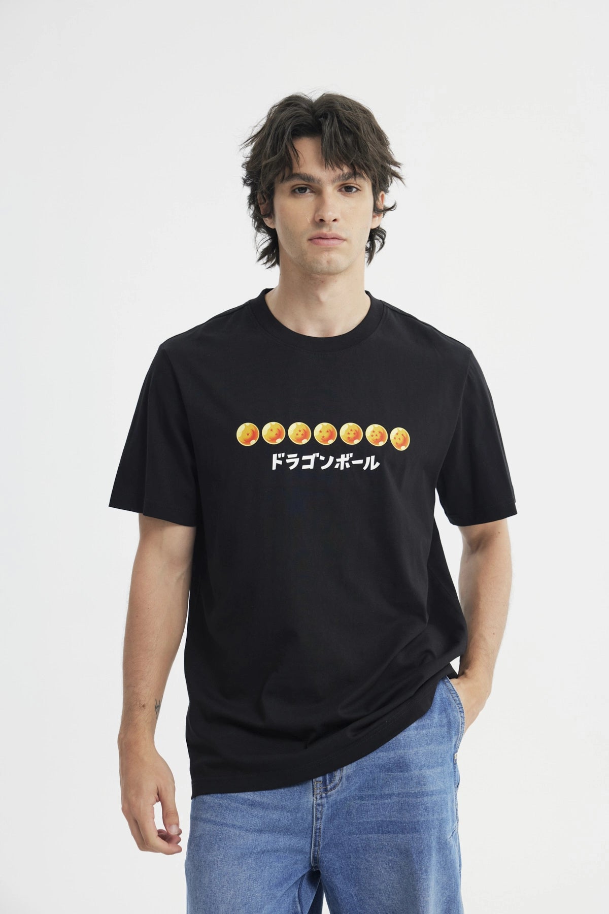 Polera Hombre Regular Negro