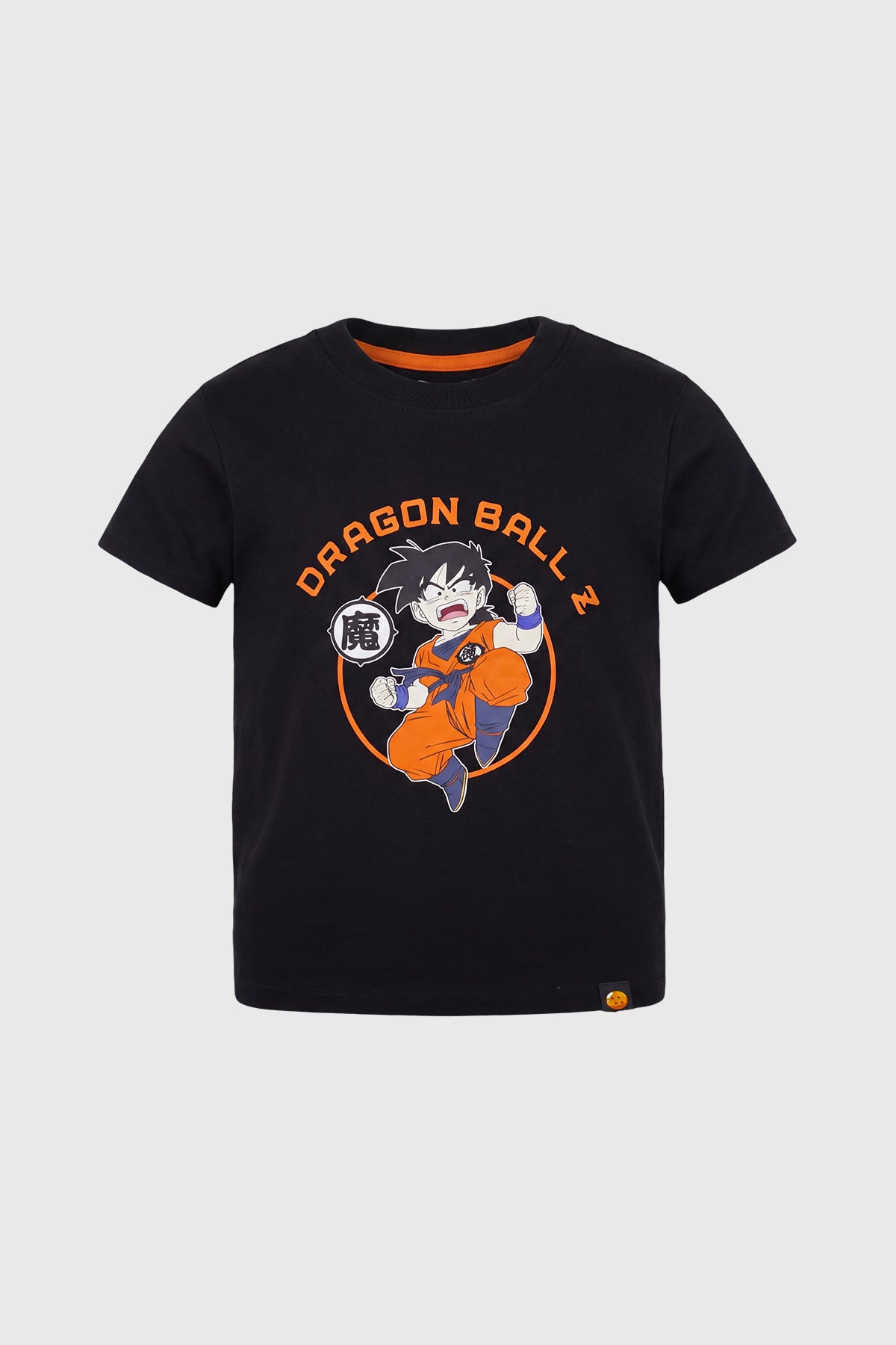 Polera Regular Dragon Niño Negro