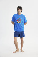 Pijama Sonic Hombre Azul