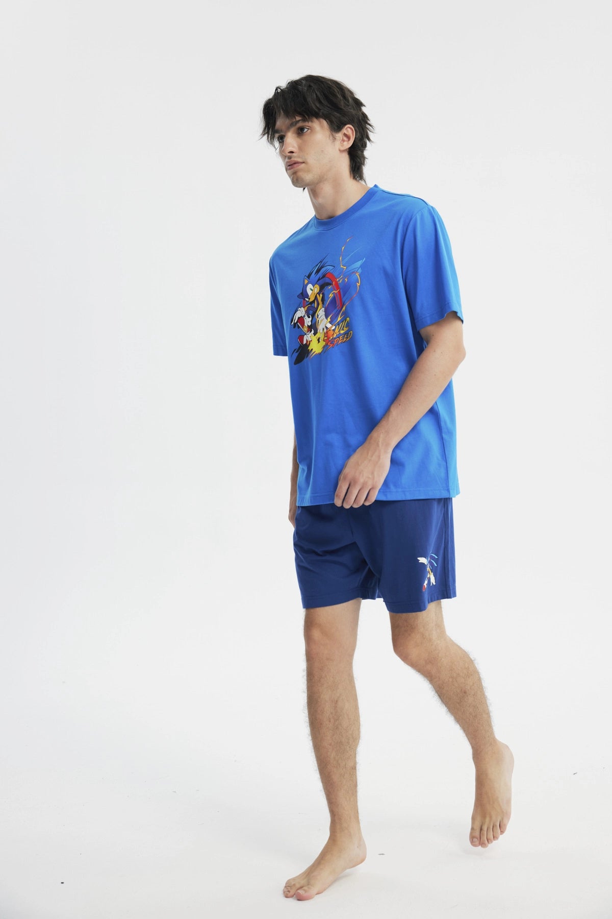 Pijama Sonic Hombre Azul