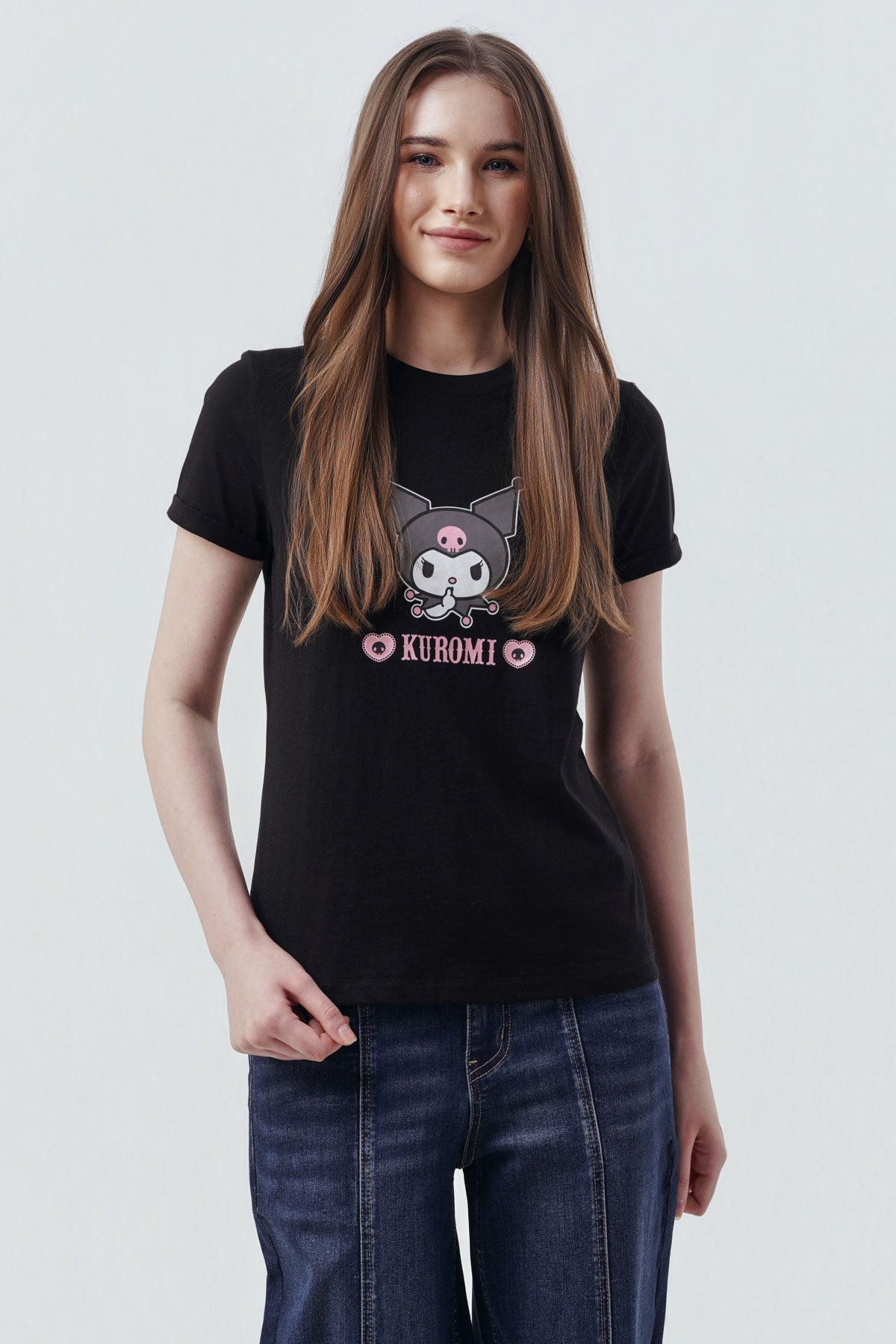 Polera Mujer Slim Fit Negro