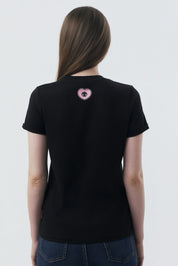 Polera Mujer Slim Fit Negro