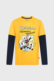 Polera Niño Cuphead Amarillo