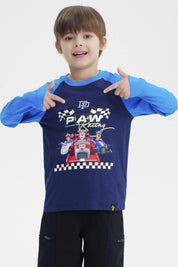 Polera Niño Paw Patrol Azul Marino