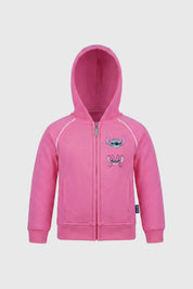 Polerón Niña Stitch Fucsia