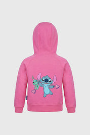 Polerón Niña Stitch Fucsia