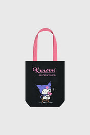 Bolsa Home Kuromi Mediana Negro