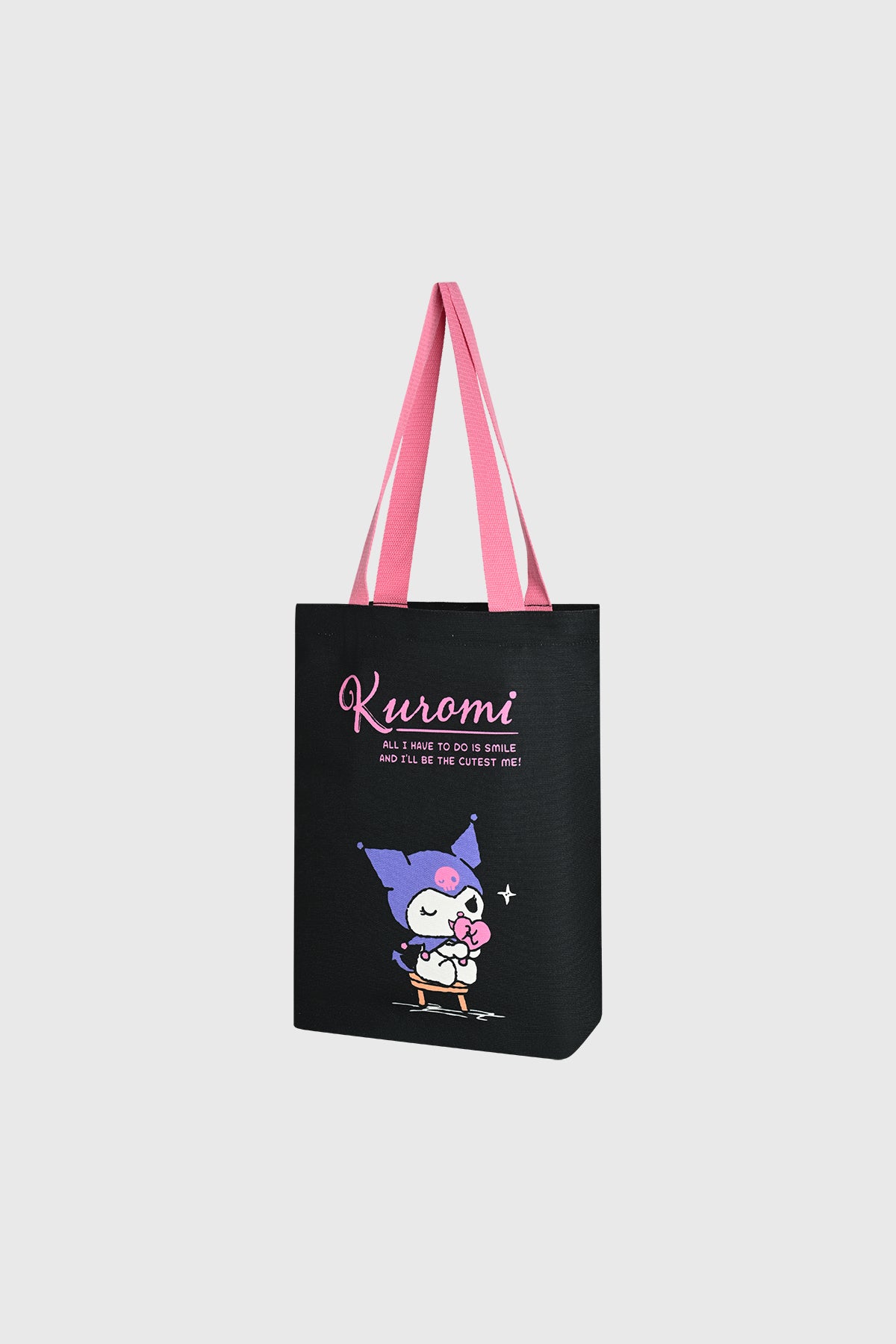 Bolsa Home Kuromi Mediana Negro