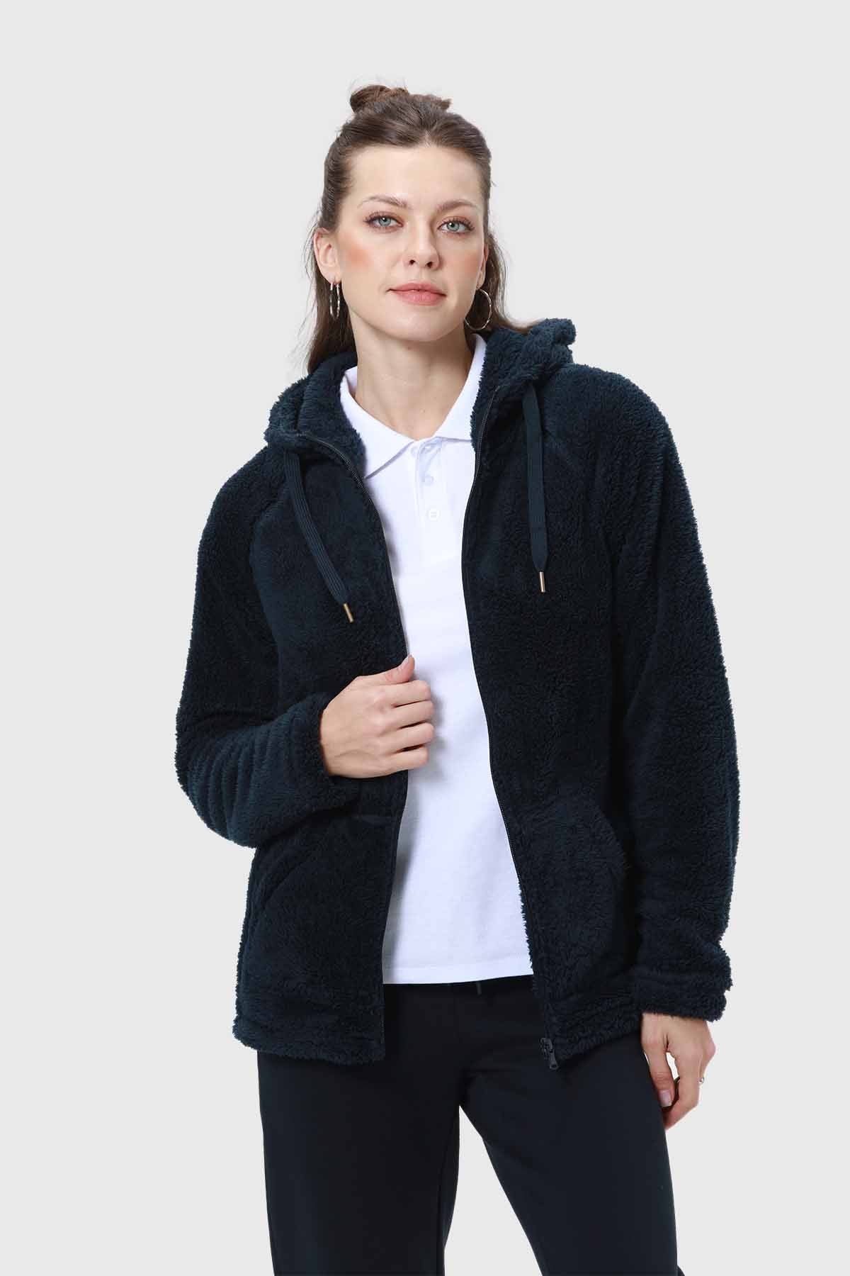 Polar Escolar Mujer Largo Azul