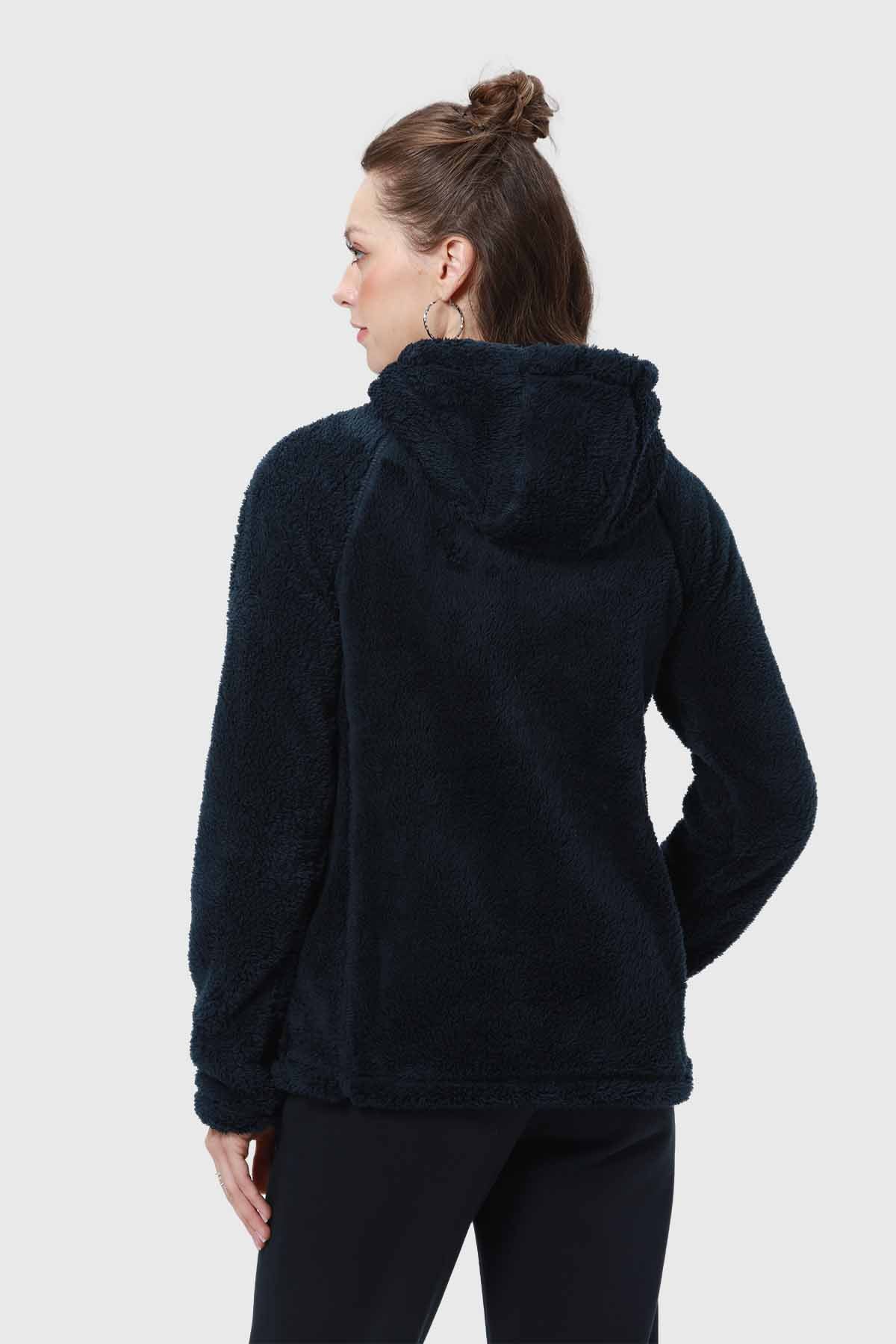 Polar Escolar Mujer Largo Azul