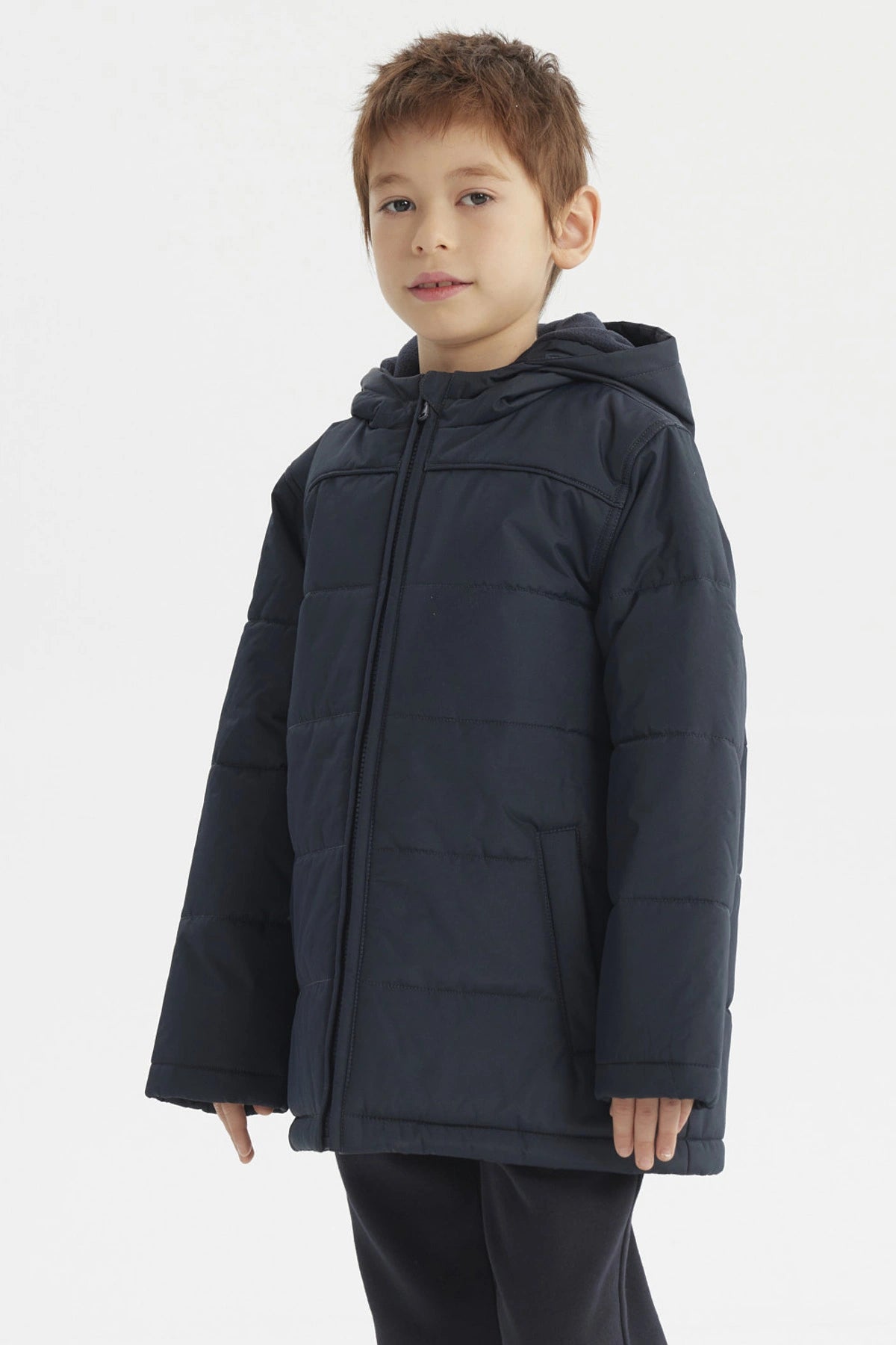 Parka Unisex Impermeable Azul Marino
